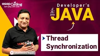 Thread Synchronization | synchronized Keyword | Multithreading | Java for Developers | #Java #Lec80