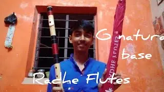 Radhe Flutes G natural base. Review... Unboxing🦚❣️