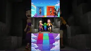 POV: 😡😢😮 Руми и Зои оказались в окружении зомби в шахте. #rumi #zoey #kpop #minecraft #sajaboys