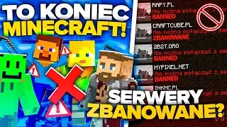POPULARNE SERWERY MINECRAFT ZOSTANĄ USUNIĘTE? (NOWA EULA JEST TRAGICZNA)