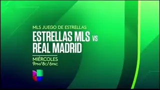 MLS All-Star: MLS All-Stars vs Real Madrid (Sponsored by Target) Promo on Univision - August 2017