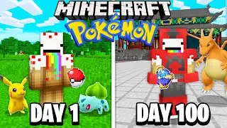 I Survived 100 Days in Pixelmon Minecraft... Here's What Happened...