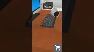Когда пролил на Клаву в pc simulator #клавиатура #мониторы #компьютер #pcsimulator #кофе #shorts