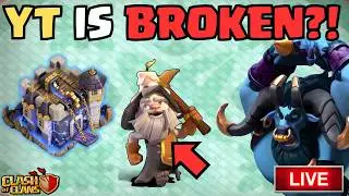 YOUTUBE IS DOWN RIGHT NOW WTF?!?! - (Clash Of Clans LIVE) - Vertical