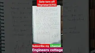 Gate turn off thyristor(GTO)#power electronics#power diode#