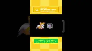 Classic Tails Shorts: Classic Tails Sees the Fake 1-Up Monitor | #SonictheHedgehog #ClassicTails