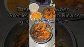Greek and Puerto Rican food fusion! #greek #puertorican #food #fusion