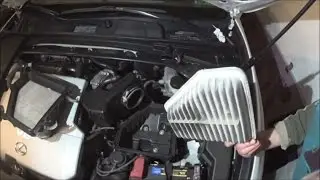 Замена воздушного фильтра двигателя Lexus ES350