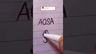 AQSA name logo 🔥👑 || comment your name 🥇#shorts #youtube #viral #trending #logo #aqsa #logodeign