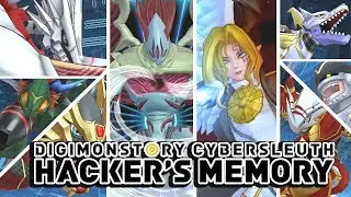 Digimon Story : Cyber Sleuth Hacker's Memory - All Ultimate Digimon Special Attacks & Victory Poses!
