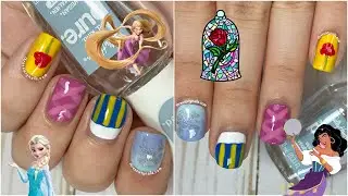 Nail Art Based on My FAVE Disney Movies | Frozen, Tangled, & more!
