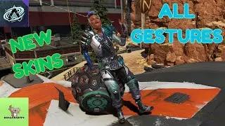 New Epic Skin for Mad Maggie (Cloud Cobra), All Gestures. [Apex Legends - VOD - Jan.25]