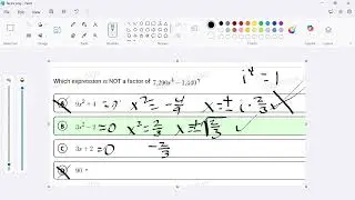 DSAT Question - Factoring Polynomials