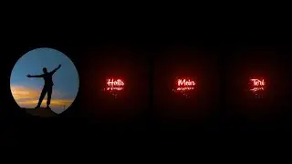 Glow Lyrics Whatsapp Status Video | Black Screen Status | DilBecharaYt