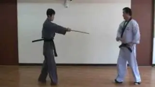 KTHF, GM Kim Chil Yong. ГМ Ким Чиль Ён 9 дан. (видео 6)
