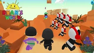New Ryan Character Stealth Ninja Ryan Superfast Mode Run with the Dark Titan in Tag with Ryan