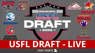 USFL Draft 2022 - Live Picks & Results For Rounds 1-12