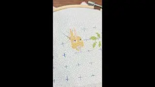 【刺繍】ピーターラビット75号③ベンジャミンバニーの顔、、！#ばけばけ感想 アシェット