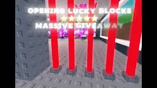 Opening lucky blocks MASSIVE GIVEAWAY!!!