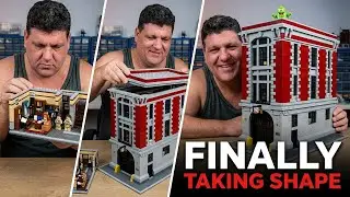 Ghostbusters Firehouse Build Part 7 - This Rare Set is Finally Taking Shape