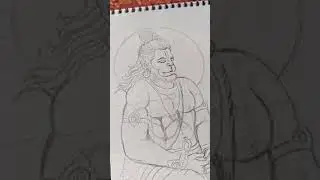 Subhasmita_art_world is live how to draw hanuman drawing 🙏✨learning step by step with me
