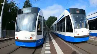AMSTERDAM 🇳🇱 From Zeeburg campsite to the terminus of trams 3 and 14 : Flevopark