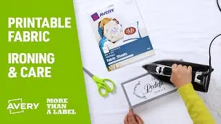 How to Iron-On Avery Printable Fabric Sheets