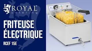 Friteuse &eacute;lectrique Royal Catering RCEF 15E | Pr&eacute;sentation de produit 10010421