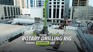 ZOOMLION's Rotary Drilling Rigs Support for Dubai Construction Projects!