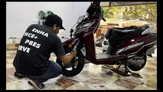 2022 NEW HONDA ACTIVA 125 | WASH, DETAILING, CERAMIC COATING | SB3 COATINGS | AUTO DETAILING