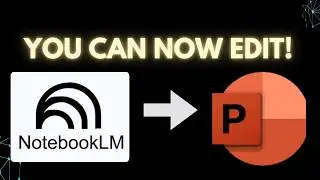Как преобразовать слайды NotebookLM в редактируемые презентации PowerPoint: совершенно бесплатно!