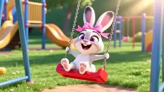 Rosie Rabbit&rsquo;s Playground Fun 🐰🎠 | Fun Kids Rhyme & Playtime Song | Nursery Rhymes for Toddlers