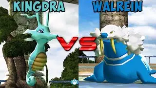 Pokemon battle revolution - Kingdra vs Walrein