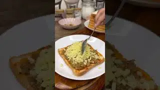 Cheese keema sandwich must try recipe #shots