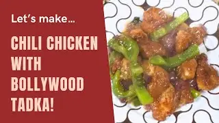 Cooking Chili Chicken With My Husband With  Bollywood Tadka 