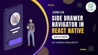 part5 - React Navigation v6 Drawer Navigator | React Native Tutorial In Hindi #16