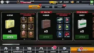 WWE MAYHEM - Opening My First 4 Star Lootcase