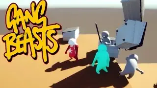 Gang Beasts - Выносим мусор [Игровой процесс отца и сына]