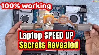 Laptop SPEED UP Secrets Revealed