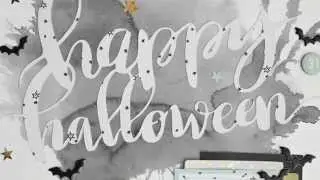process video: happy halloween layout