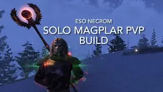 ESO Necrom: OP Solo Magplar PVP build with gameplay!