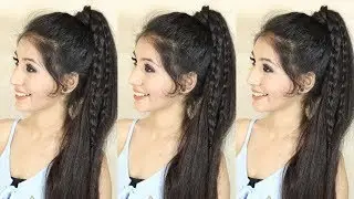 2 GORGEOUS Ponytail Hairstyle | Easy Everyday Elegant Ponytail Hairstyle | Fancy Ponytail
