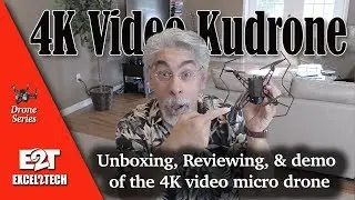 4K Video Kudrone, The Smart Nano-Drone