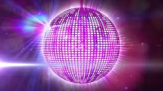 8 Hours 4K Purple Disco Ball Spinning | Neon VJ Loop Party Background (4K 60FPS)