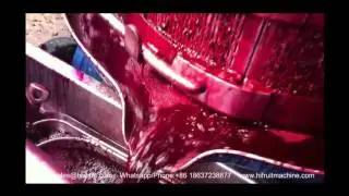 Industrial grape wine juice press machine, hydraulic grape pressing equipment