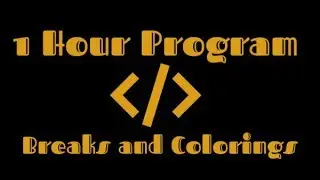 Breaks and Colorings