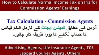 How&nbsp;to&nbsp;Calculate&nbsp;Normal&nbsp;Income&nbsp;Tax&nbsp;on&nbsp;Iris&nbsp;for&nbsp;Commission&nbsp;Agents'&nbsp;Earnings |Income Tax Return 2022