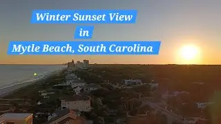 Myrtle Beach Winter Sunset #seatwithaview
