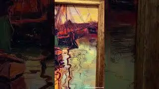 Harbor of Trieste Oil Painting Reproduction | Artist Egon Schiele #homedecor #oilpainting #painting