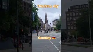 4k🇩🇪Inside Hamburg City Germany beautiful place                    #germanytourism